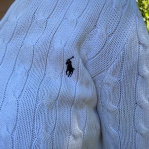 Polo Ralph Lauren crop zip up sweater